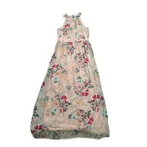 y2k 2000s VTG INC International Concepts Pastel Pink Floral Patterned Maxi Dress